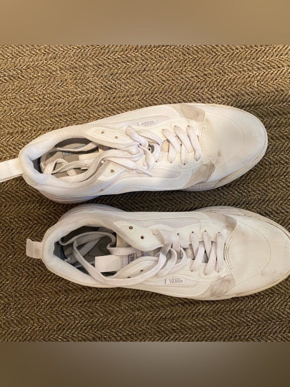 VANS Ultra Range Unisex Shoes White/White Men 6.5 Women 8
